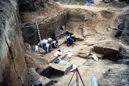 2 Midden-Paleolithicum 2.1 Inleiding Hoewel in de ons omringende gebieden oudere sporen van bewoning zijn aangetroffen, dateren de oudste vondsten van Limburg rond 250.000 jaar geleden.