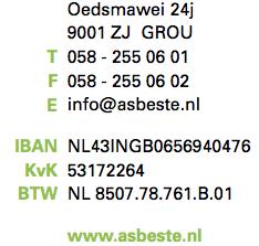 Rapportage asbestinventarisatie Type-A (Volledig) (conform