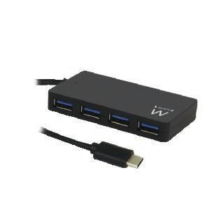 1 HUB TYPE-C USB aansluiting Plug & Play (geen software
