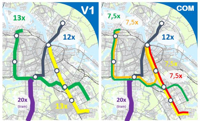 Samenvatting In maart 2019 stopt de bediening van de Amstelveenlijn met metrolijn 51 vanwege werkzaamheden voor ZuidasDok en de ombouw van de Amstelveenlijn.
