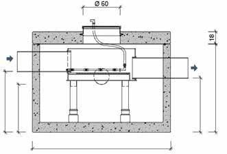 TRIDENT FILTERPUTTEN VOOR INDUSTRIË Filerputten met voorgemonteerde Trident industië regenwater filter PRODUCTOMSCHRIJVING Het tridentfilter voor de industriebouw is een filter voor het filteren van