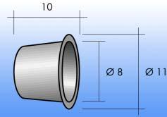 Afwerking Diameter stift Verpakking 013476 metaal/transparant 4 mm 1 Schapdrager type 1200 Bestelnr.