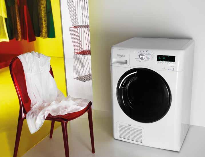 DROGEN DE NIEUWE 6 TH SENSE GREEN GENERATION DROOGAUTOMAAT: INNOVATIEVE 6 TH SENSE AIR CARE TECHNOLOGIE HOUDT UW KLEDING MOOI DE NIEUWE DROOGAUTOMAAT MET WARMTEPOMP VAN WHIRLPOOL HOUDT UW STOFFEN