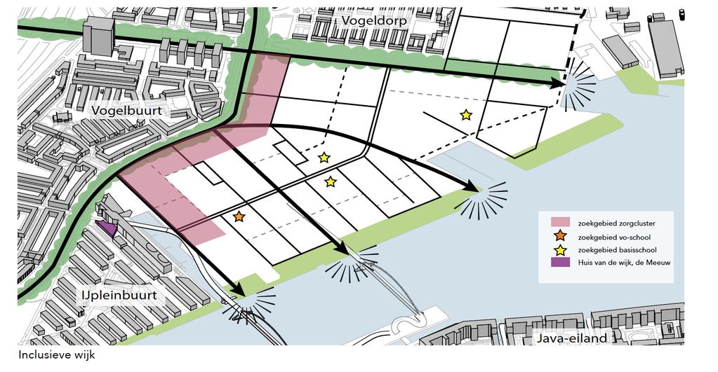 Langs de IJ-oevers start de bouw De woningbouw begint aan de zuidkant, langs de IJ-oevers.