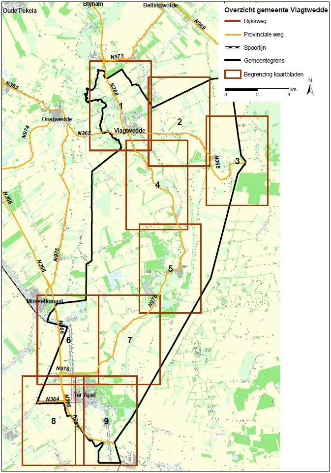 Let op: de in deze bijlage opgenomen kaartjes zijn een weergave van de provinciale wegen.