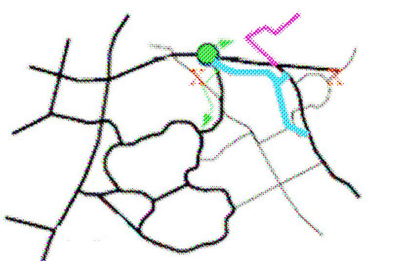 N410 en een verlegde N229 (ten westen van het Raaphofse bos) inclusief een halve aansluiting op de A12 Nieuwe ontsluitingsroute van Houten via de N410 en een verlegde N229 (ten oosten van het