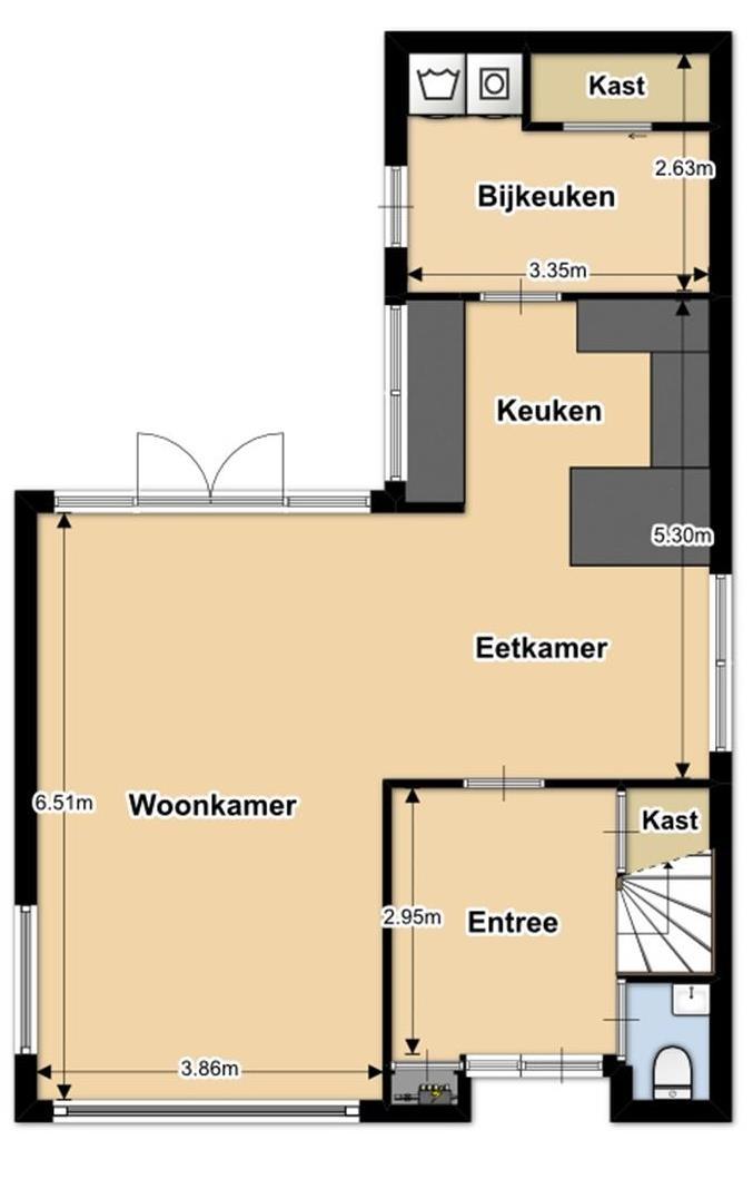 Plattegronden Plattegrond begane grond De tekening is met zorg