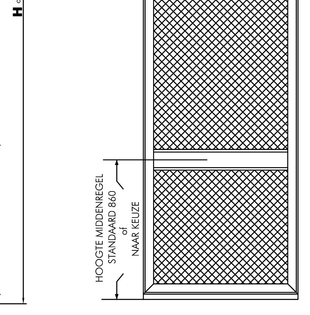 INNOVATIEVE OPLOSSINGEN 5 VLIEGENDEUR MET ROLGELEIDING TYPE SMAL 65-15 klant: deurbreedte (B): spannende hoogte (H): kleur: (RAL nr.