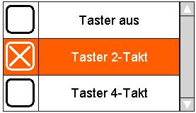 in het menu Programmalijst (mappen) Standaard positie hoofdscherm UIT AAN