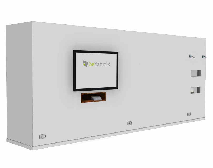 Panelskin Alle voordelen van houtbouw in één systeem De Panelskin panelen zijn perfect te verzagen naar elke gewenste maat, zo bekomt u eenvoudig een vorm die buiten de standaard bematrix grid valt.