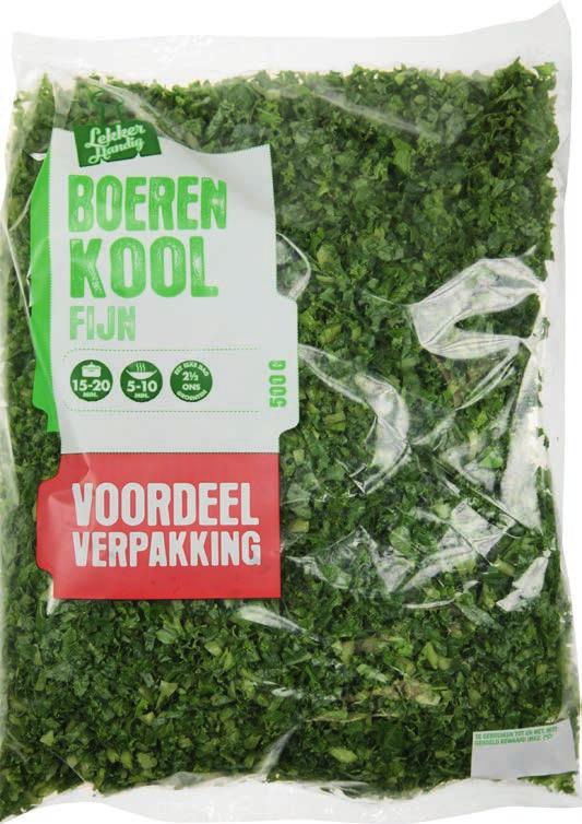 voordeelverpakkingen boerenkool fijn,