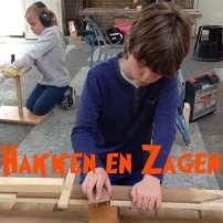 Woensdag Hakken en Zagen Vind jij het leuk om met planken en latten aan de slag te gaan? Maak je liever iets van takken? Of is figuurzagen meer jouw ding?