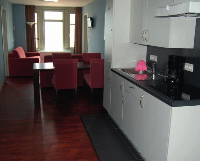 Alle logementen beschikken dan over een keuken, sanitair en naargelang het type van het appartement 1, 2 of 3 slaapkamers.