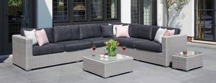 KUSSENS: CHARTRES FLANELLE (TWISTED WICKER). CANNA BY BRISTOL - BRUIN. KUSSENS: LOPI MARBLE (7 MM HALFRONDE WICKER).