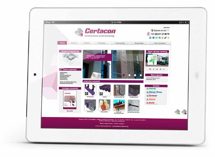 Certacon voorziet in de productie, engineering en verkoop van metselwerkondersteuningen (lateien en geveldragers), borstweringsteunen, randbekistingen en klein ankerwerk.