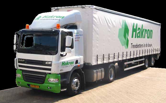 Catalogus 17 Logistiek Dagelijkse bezorging per bode of eigen vervoer Certacon levert met eigen vrachtwagens, op vaste dagen in vaste rayons.