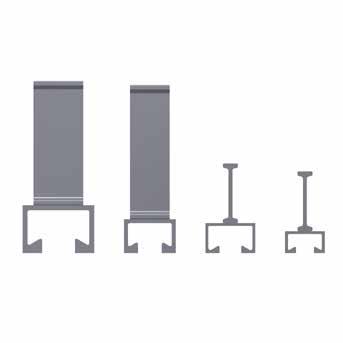 Ankerrail en toebehoren Ankerrail artikelnummer type lengte in mm kg/st T671540300 Ankerrail 54/33 300 1,800 T671541050 Ankerrail 54/33 1050 5,900 T671543050 Ankerrail 54/33 3050 17,536 rvs 316