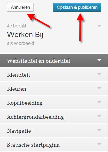 De startpagina en berichtenpagina zijn tijdens de implementatie van de werkenbij website ingericht en zorgen ervoor dat de werkenbij website op een correcte manier wordt getoond.