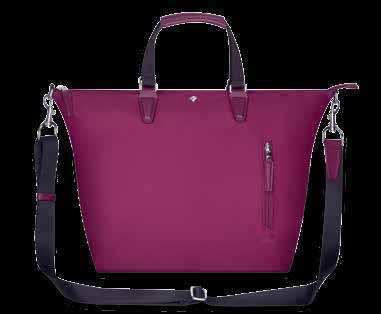 Voor haar Handtas, dames. Plum.