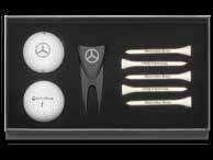 Wit/zilverkleurig B6 695 3230 29,95 Golfcadeauset klein. Zwart/wit.