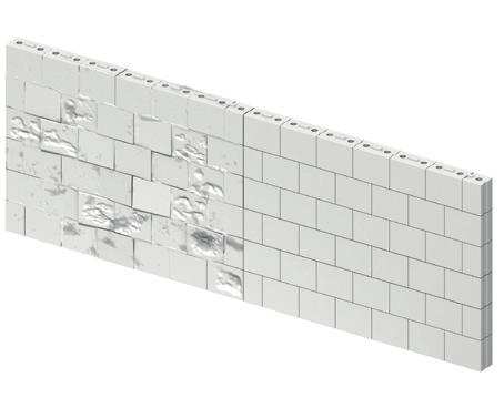 gewicht of voorwerpen op de Kingspan Kooltherm K108 Spouwplaat om beschadiging te voorkomen