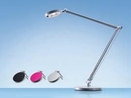 zwart/blauw 495274 zwart/wit 495275 HANSA LED BUREAULAMP 4YOU Bureaulamp met energiezuinige LED lampen. Stijlvolle lamp in leuk design.