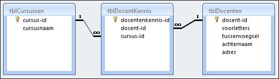 166 Een opzoekveld maken Om het invullen van bijvoorbeeld de tabel tblorders eenvoudiger te maken, kan een opzoekveld worden gemaakt voor het veld klant-id.