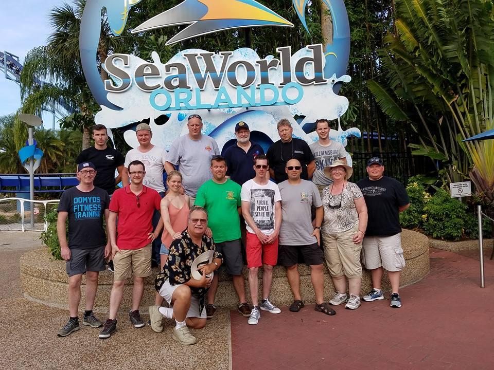 Vrijdag, 20 mei 2016: Een ganse dag doorgebracht in SeaWorld orlando, samen met Papa John en Sweetie die speciaal naar Orlando waren gekomen om ons te vergezellen.