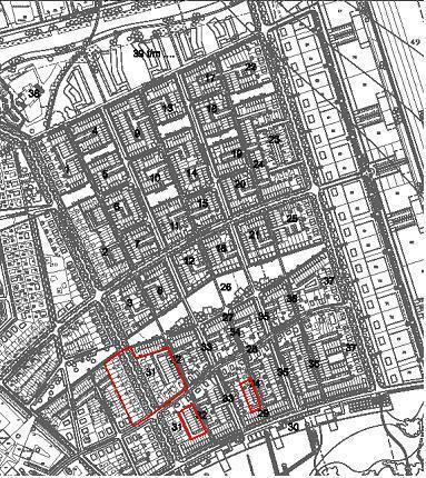 bouwen samenwerkenden particulieren: BWIZ en EWIJZ, respectievelijk 6 woningen en 8 woningen. Afbeelding 2: begrenzing plangebied (rode belijning) 1.
