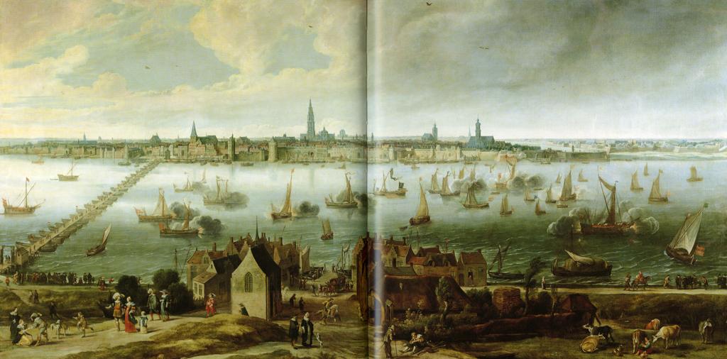 Gezicht op Antwerpen van de westerzijde (View of Antwerp from the west side), Jan Wildens, 2 nd quarter of the 17 th c.