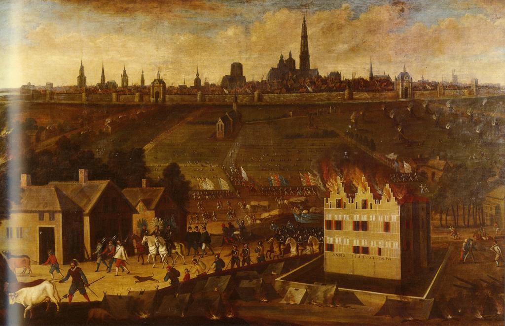 View of Antwerp from the Landside, Constantijn Francken, 1542, Museum Vleeshuis,