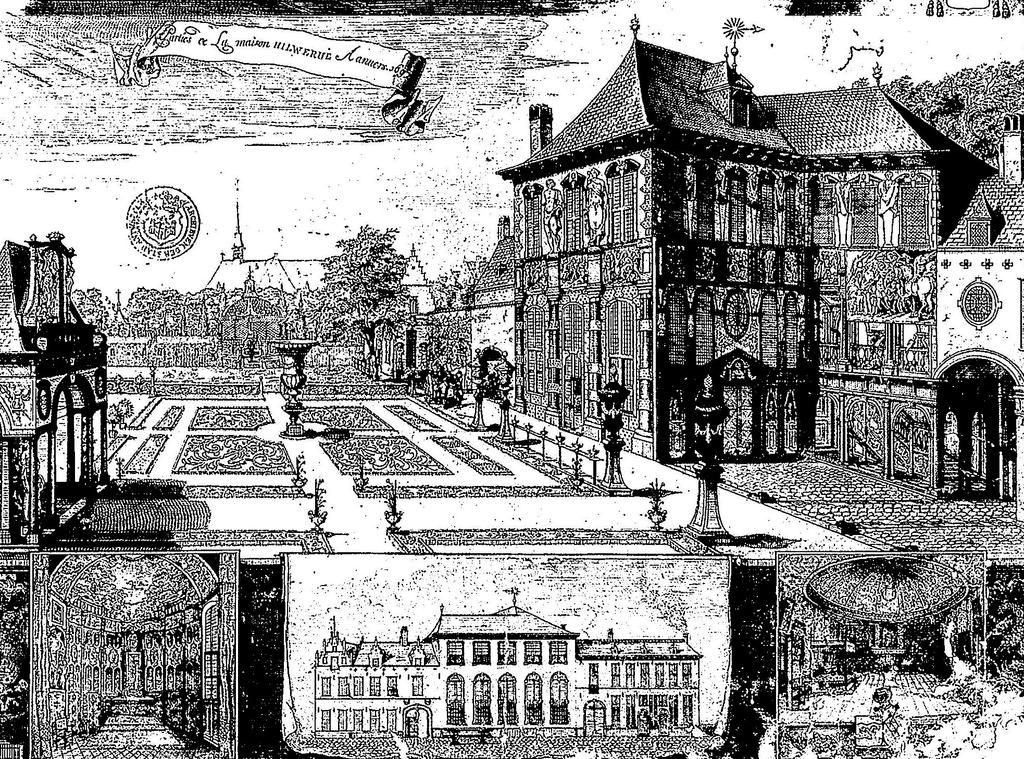 Rubens House in Antwerp in 1692 (a half century after his death), in