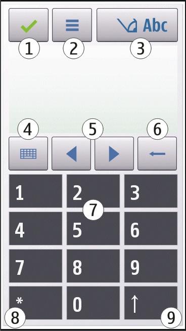 Tekst invoeren Alfanumeriek toetsenbord Pictogrammen en functies Met het schermtoetsenbord (Alfanumeriek toetsenbl.