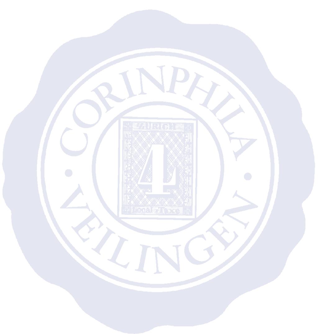 Corinphila Veiling 236 Stamp Auction Sale Zaterdag 10 maart 2018 10.00 uur CET Overzeese Rijksdelen De collectie J.F. de Beaufort KIJKGELEGENHEID VIEWING Woensdag 7 maart van 10.00 tot 21.