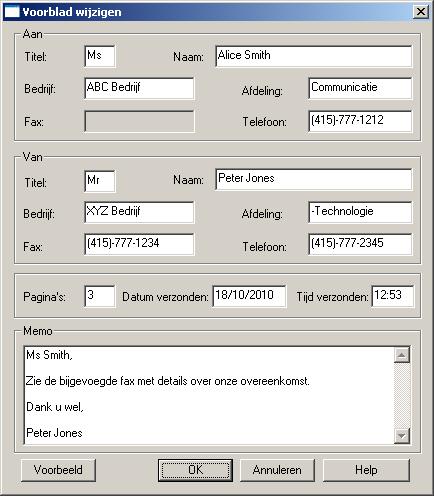 CallPilot Desktop Messaging voor Internet-clients gebruiken Klik op Voorbeeld om de huidige versie van het voorblad weer te geven.