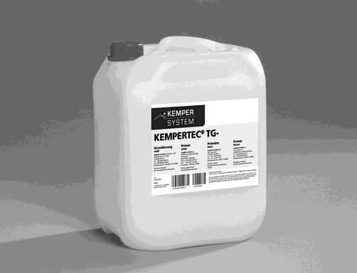KEMPERTEC TG- Primer Gebruiksdoel Voorbehandeling van ondergrond voor alle minerale ondergronden - Kalk-, kalkcementbepleistering - Cementbepleistering - Gipsbepleistering Specificaties Uitgesproken