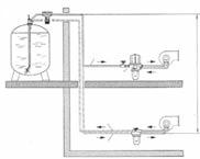 1 K 4 ACCESSOIRES ET PRODUITS POUR RESERVOIRS BIJHORIGHEDEN EN PRODUKTEN VOOR TANKS & VLAREM Soupape anti-siphon Anti-hevelklep 199006 Filetage 3/8 femelle. Débit max. 100 l/h.