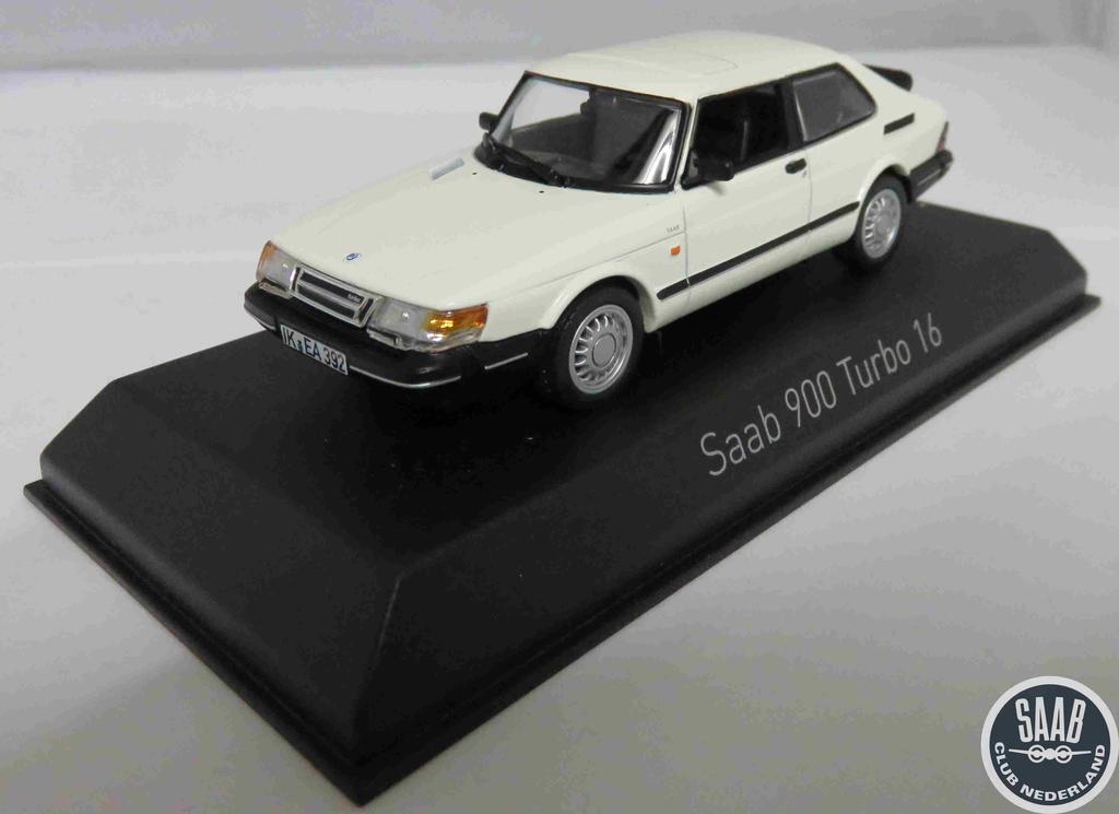 Saab 900 Cabrio / Norev Wit, 1:43 Art.