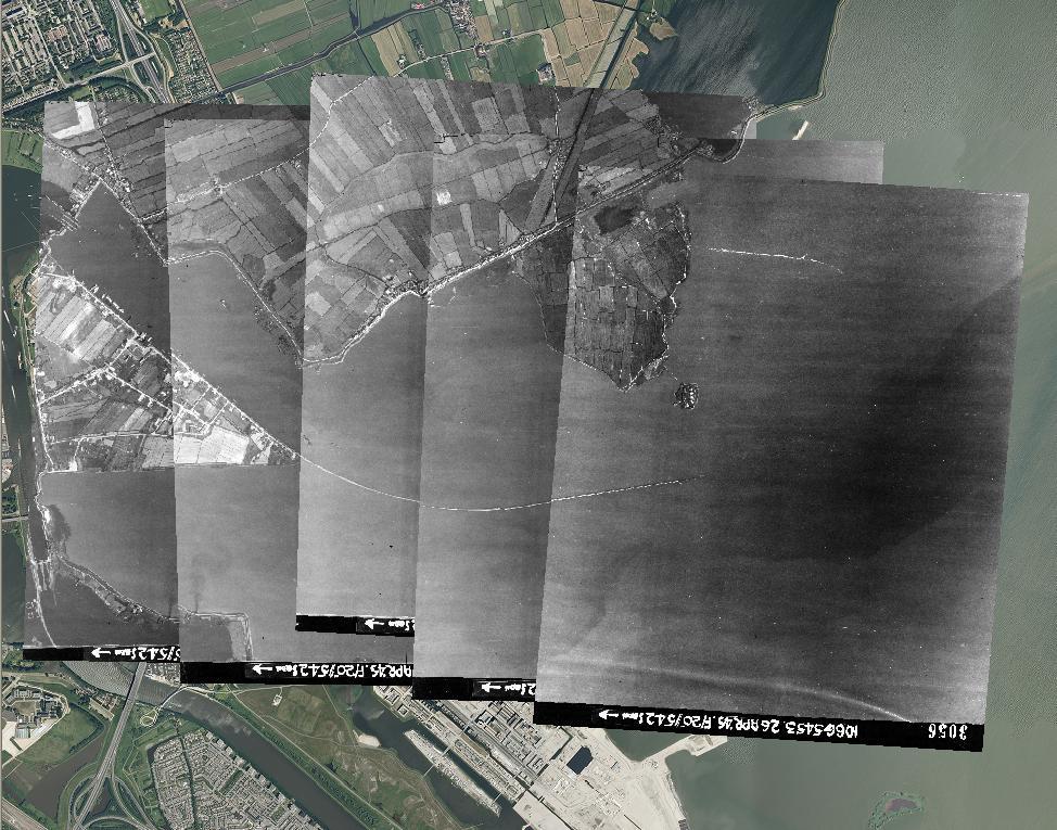 Datum opname: 26 april 1945 Locatie: Durgerdam tot aan Kinselmeer Beeldkwaliteit: goed