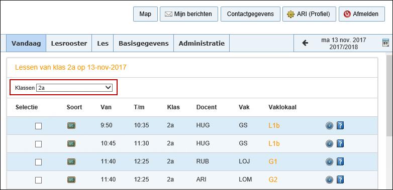 WebUntis Basispakket 87 4.2.