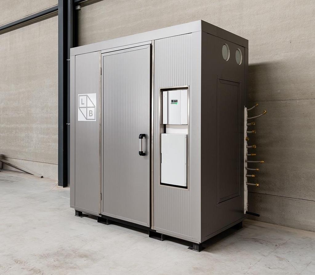 LITOBOX 8 Composants: - Nibe F2120 PAC 8kW - TiSUN 7,23m² - TiSUN FS 800l - PAW K31 et