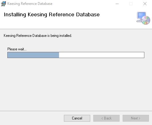 Keesing Reference Database afgerond.