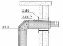 Fig. 3 MUURDOORVOER / SORTIE MURALE (C 11 ) Ø 200/130 Toestel / Appareil A (min) B (min) B (max) 1000 RD 1m muurdoorvoer A sortie murale 1300 RD 1m muurdoorvoer sortie murale muurdoorvoer sortie