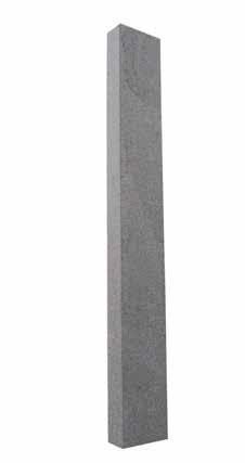 Grey (G654) Poteau pour clôture en gravier Tibet Dark Grey (G654) Fence pole (end piece) for