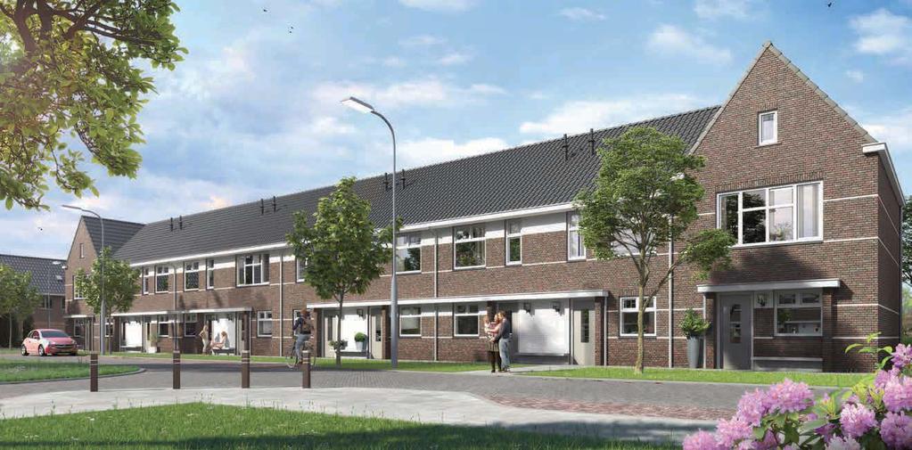 Het Carré 4 hoekwoningen 16 middenwoningen De royale Carré-woningen zijn