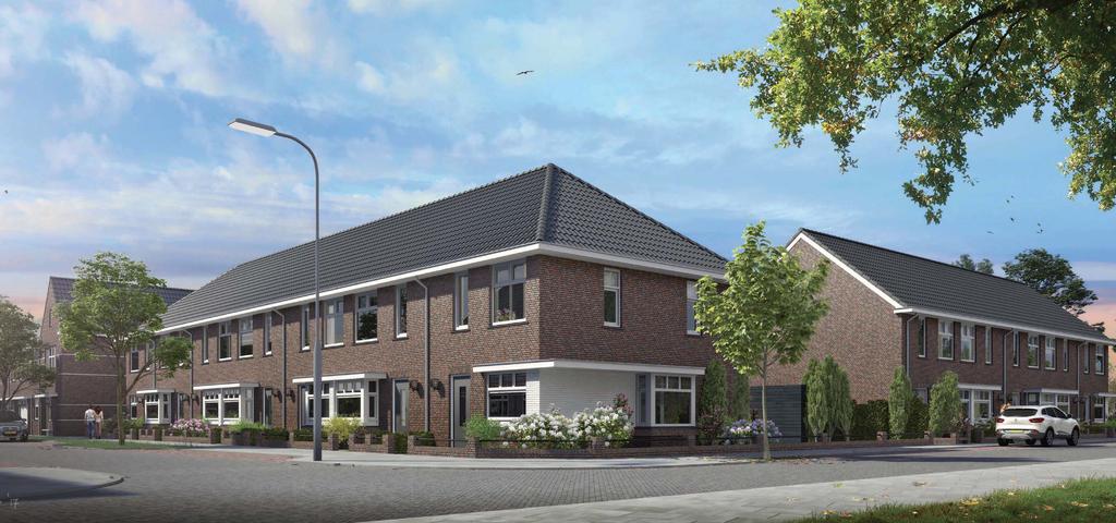 De architectuur met karakteristieke details sluit goed aan bij de bestaande