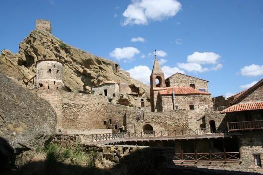 10 Wo 15/08 Voormiddag: Bezoek aan het klooster van David Gareja (±80 km van Tbilisi).