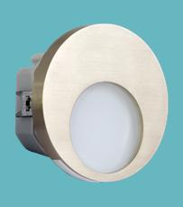 inbouwdoos ( 60 mm diameter), oriënta e armatuur voor diverse toepassingen zoals : gangen, in-en uitgangen, meubels, sfeer.