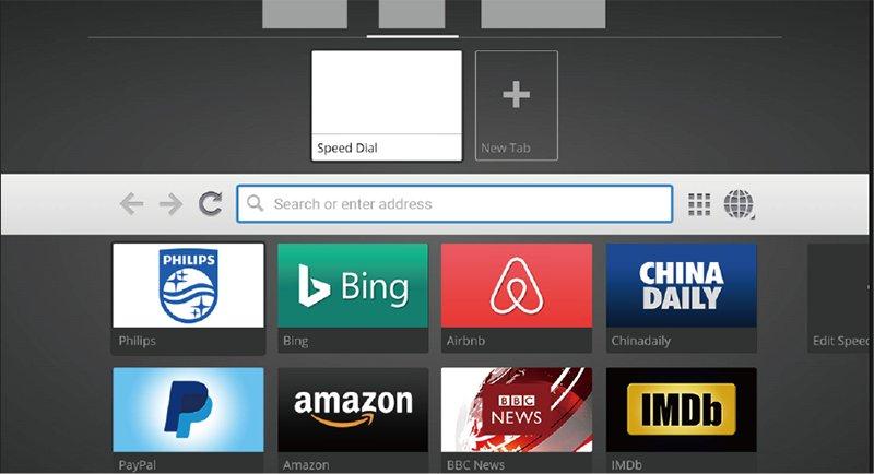 1 Nieuw 1.1 Nieuwe browser-engine Uw Smart TV-apps gebruiken vanaf nu een nieuwe engine met een nieuwe look en betere prestaties!