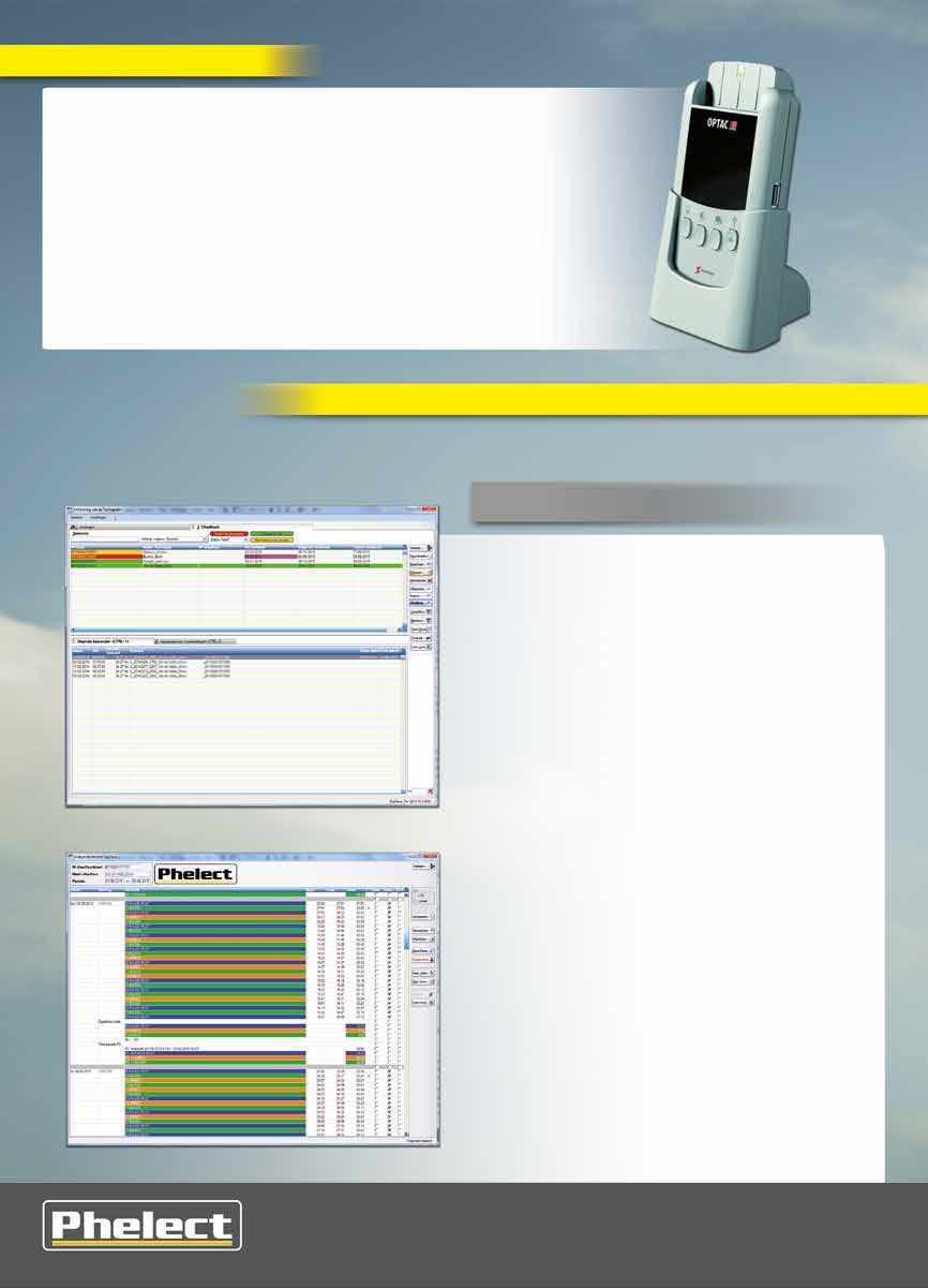 Het OPTAC toestel OPTAC is een toestel om zowel de gegevens van de digitale tachografen als die van de chauffeurskaarten te downloaden.